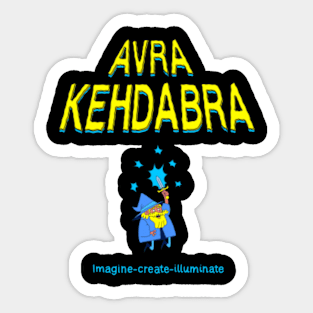 avra kehdabra wizard Sticker